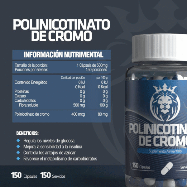polinicotinato de cromo (150 caps)